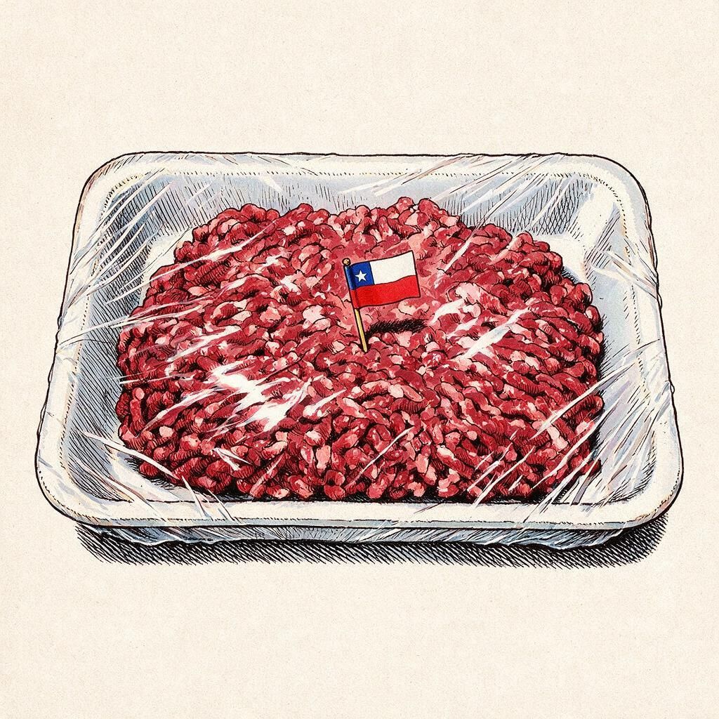 Package of ground beef